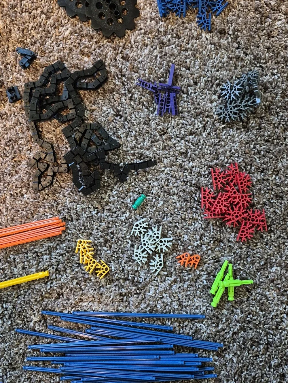 Knex Roller Coaster Battery Motor Sprocket Gears Chain Guide Micro Track Rods